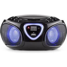 Auna Sistemas de Audio Auna CD Boombox Radio VHF Bluetooth 5.0