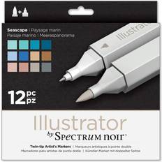 Spectrum Noir Illustrator Seascape Markers 12-pack