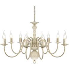 Kristall Pendellampor vidaXL Crystal Chandelier 8xE14 Pendellampa ∅ 80cm