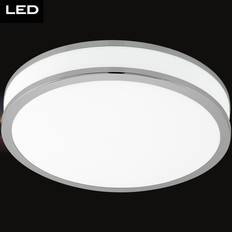 Chrome Ceiling Flush Lights Eglo Palermo 2 95682 Ceiling Flush Light 28cm