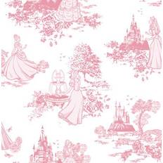 Midbec Tapetti Sandudd Princess Pink Toile 70-233, 0.53x10.5m
