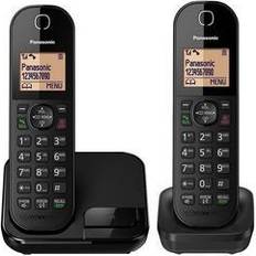 Panasonic 1 Landline Phones Panasonic KX-TGC412EB Twin