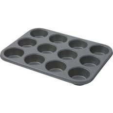 Stainless Steel Muffin Trays Dexam Baker's Pride Muffin Tray 38x27 cm