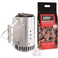 BBQ Accessories Weber Chimney Starter Set