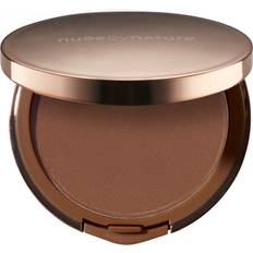 Nude by Nature Flawless Pressed Powder Foundation kiinteä puuterimainen meikkivoide sävy C8 Chocolate 10 g