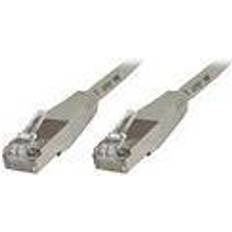 Vit nätverkskabel 30m MicroConnect S/FTP Cat6 RJ45 LSZH 30m