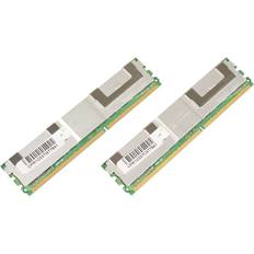 MicroMemory DDR2 kit 8 Go: 2 x 4 Go FB-DIMM 240-pin 667 MHz PC2-5300 Pleinement mémorisé ECC pour IBM System x3650 Lenovo BladeCenter HS21