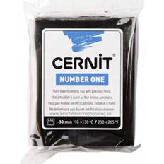 Svarte Fimoleire Cernit Number One Black 56g