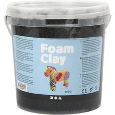 Schwarz Perlenton Foam Clay Black Clay 560g