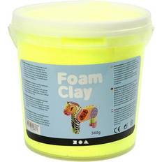 Gule Perleleire Foam Clay Neon Yellow Clay 560g