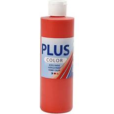 Plus Acrylic Paint Brilliant Red 250ml