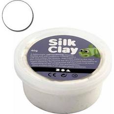 Pâtes à Modeler Silk Clay White Clay 40g