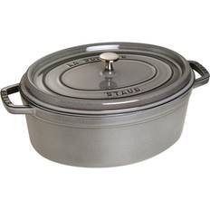 Staub Grytor på rea Staub Cocotte Oval med lock 8 L 37 cm