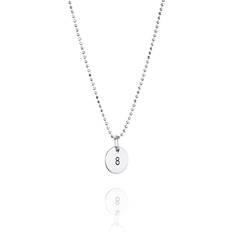 Kulhals Halsband Efva Attling Baby Luck Silver Pendant Necklace - 36cm