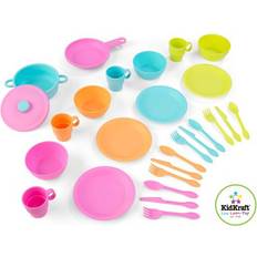 Kidkraft Jouets de cuisine Kidkraft Batterie de cuisine 27 pièces, couleurs pastel