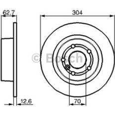 Brake System Bosch 0 986 478 497