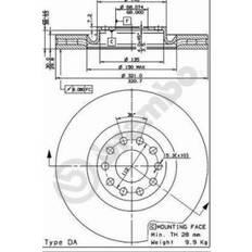 Bremsesystem Brembo 09.8689.11