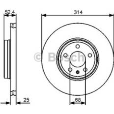 Bosch Discos 314 25 5 112 A4 B8 Avant