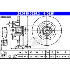 Bromssystem ATE 24.0110-0325.2