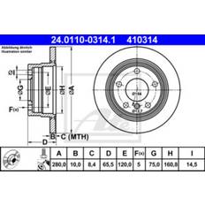 Vehicle Parts ATE 24.0110-0314.1