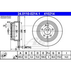 Bremsesystem ATE 24.0110-0214.1