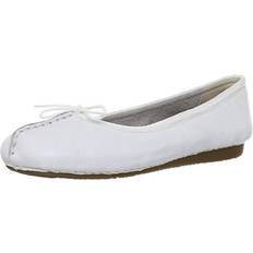 Clarks Ballerinat Freckle Ice D - Valkoinen