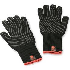 Poliéster Agarraderas Weber Premium Gloves Agarraderas Negro (30.5x17cm)