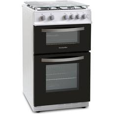 50cm - Black Gas Cookers Montpellier MTG50LW Black, White