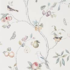 Sanderson Tapete Fruit Aviary von Cream/ Multi creme/multicolore