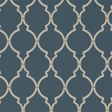 Empire Trellis - Indigo/Linen (216338)