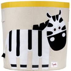 Hvite Oppbevaringskurver 3 Sprouts Zebra Storage Bin