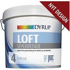 Spærrende loftmaling Dyrup Loft Spærrende 4 Loftmaling Hvid 4.5L