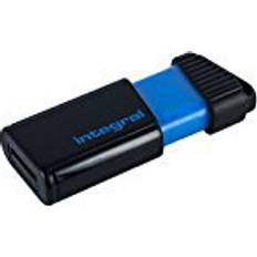 Tarjetas de Memoria & Memorias USB Integral 16GB USB2.0 DRIVE PULSE BLUE unidad flash USB USB tipo A 2.0 Azul