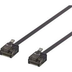 Deltaco Flat RJ45 U/UTP Cat6a 0.2m