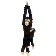 Hanging Chimpanzee with Baby Stuffed Animal 20"
