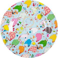 Rice Two Tone with Hen Print Asiet 20cm