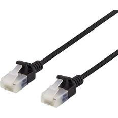 Ultra slim deltaco Deltaco Slim U/UTP Cat6a RJ45 - RJ45 LSZH 0.5m