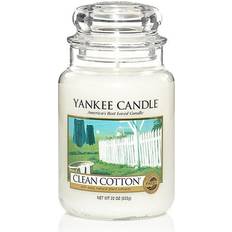 Yankee candle large Yankee Candle Clean Cotton Large Candela Profumata 623g