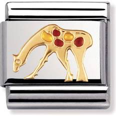 Nomination Red Jewellery Nomination Composable Classic Link Giraffe Charm - Silver/Gold/Red