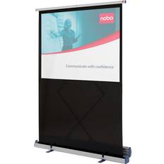 Nobo Projectiescherm draagbaar 162x122cm vloermodel