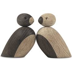 Kay Bojesen Pair of Sparrows Prydnadsfigur 6cm 2st
