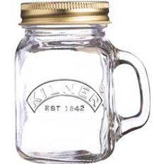 Best Glass Jars with Straw Kilner Handled Mini Glass Jar with Straw 14cl