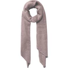 Herre - Rosa Skjerf & Sjal Pieces Soft Knitted Long Scarf - Pink/Cameo Rose