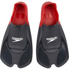 Red Flippers Speedo Biofuse Training