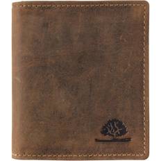 Vintage Original Dollar Clip Leather Wallet - Antique Brown