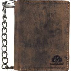 Greenburry Vintage Safety Chain Wallet - Antique Brown