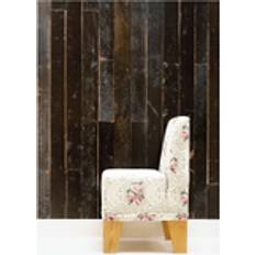 NLXL Scrapwood Coated Wallpaper Black