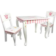 Teamson Fantasy Fields Princess & Frog Table & Set of 2 Chairs