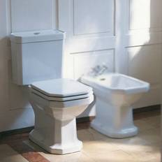 Waters Duravit 1930 Stand WC Kombination, Abgang waagerecht, weiss