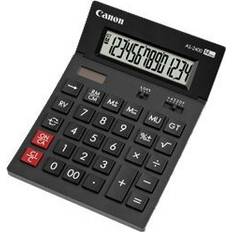 Calculatrices Canon Calculatrice simple AS-2400 14 chiffres LCD Gris foncé